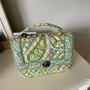 Vera Bradley Julia Handbag in Lemon Parfait